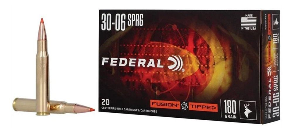 Federal F3006TFS3 Fusion 30-06 Springfield 180gr Bonded Soft Point 20 Per B view 2