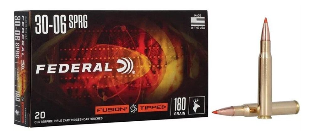 Federal F3006TFS3 Fusion 30-06 Springfield 180gr Bonded Soft Point 20 Per B view 3