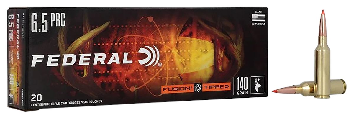 Federal F65PRCTFS1 Fusion 6.5PRC 140gr Tipped 20 Per Box/10 Case