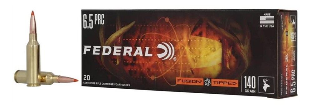 Federal F65PRCTFS1 Fusion 6.5PRC 140gr Tipped 20 Per Box/10 Case view 3
