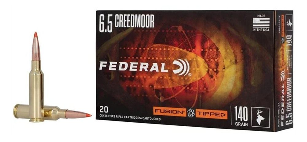 Federal F65CRDTFS1 Fusion 6.5 Creedmoor 140gr Bonded Soft Point 20 Per Box/ view 3