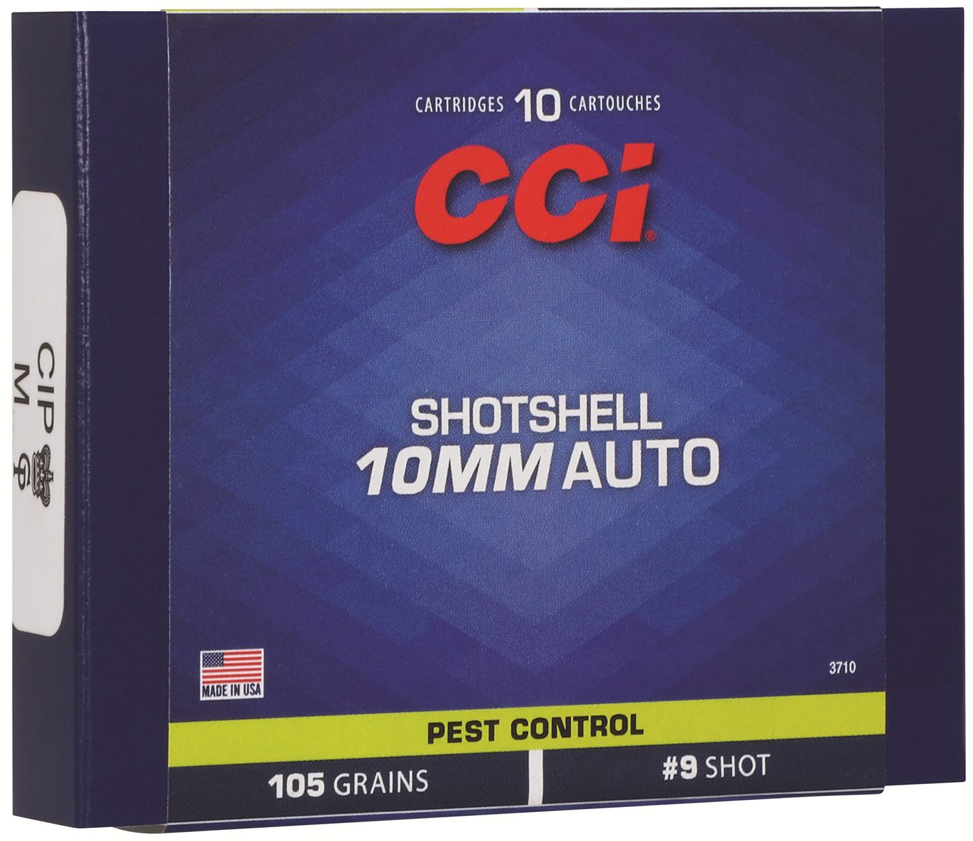 CCI Pest Control Handgun Shotshells 10mm Auto 53gr 9 890 fps 10/ct
