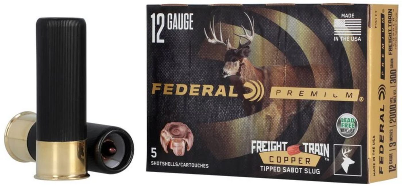 Federal P151FT Premium Freight Train 12 Gauge 3in SlugShot 5 Per Box/10 Cas view 2