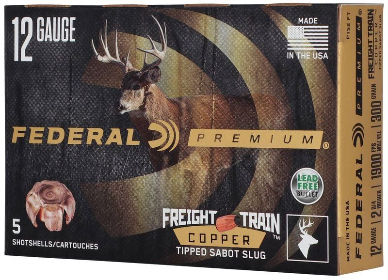 Federal P152FT Premium Freight Train 12 Gauge 2.75in SlugShot 5 Per Box/10 view 2