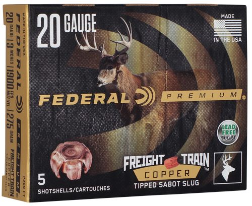 Federal P209FT Premium Freight Train 20 Gauge 3in SlugShot 5 Per Box/10 Cas view 3