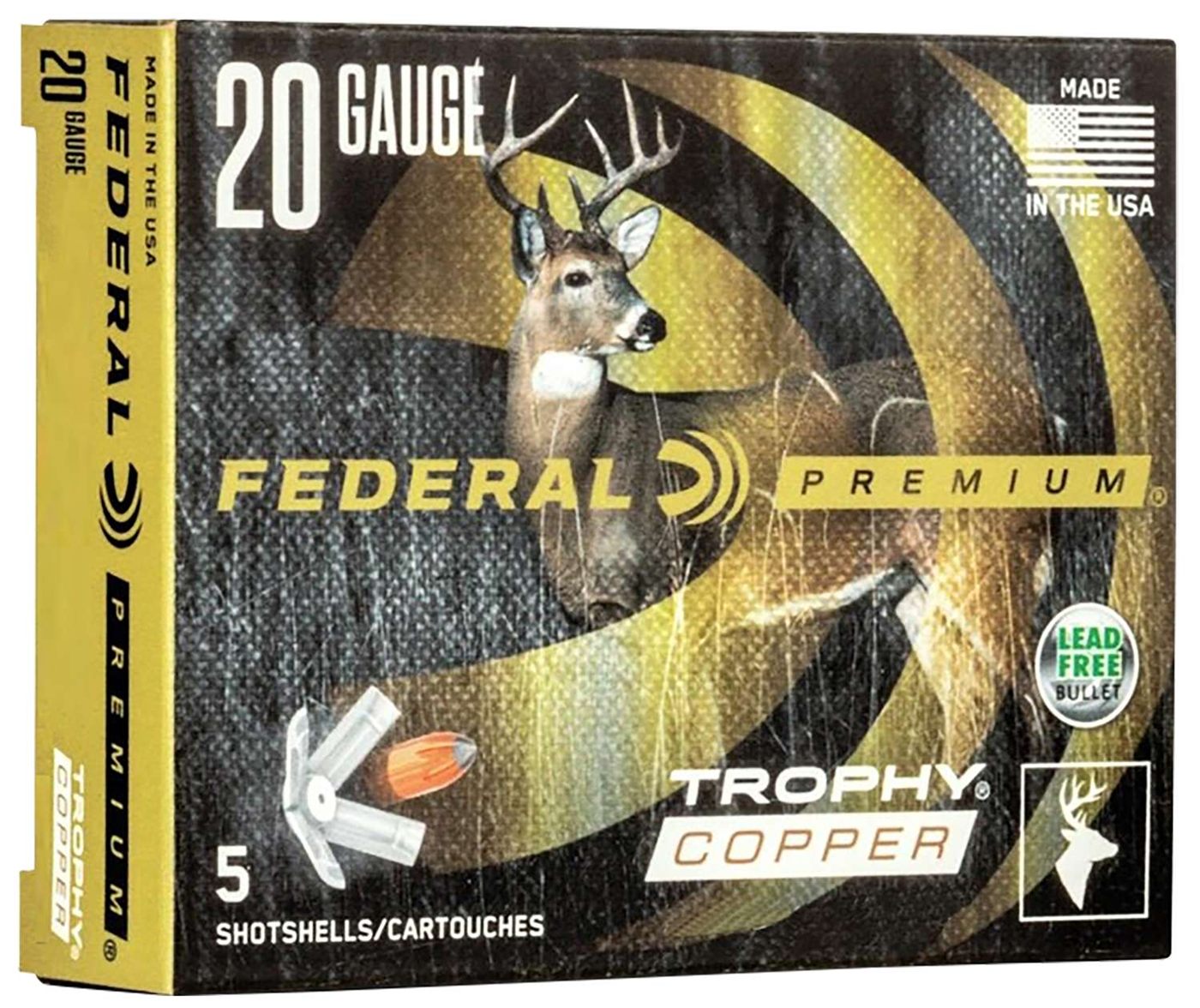 Federal P208FT Premium Freight Train 20 Gauge 2.75in SlugShot 5 Per Box/10