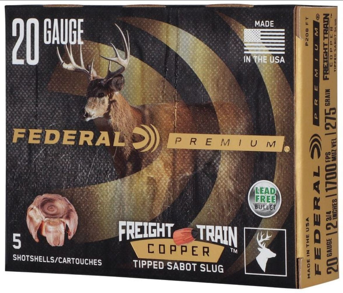 Federal P208FT Premium Freight Train 20 Gauge 2.75in SlugShot 5 Per Box/10 view 2