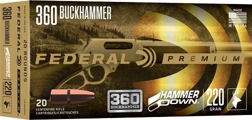 Federal LG360BH1 Premium HammerDown 360 Buckhammer 220gr Soft Point 20 Per view 2