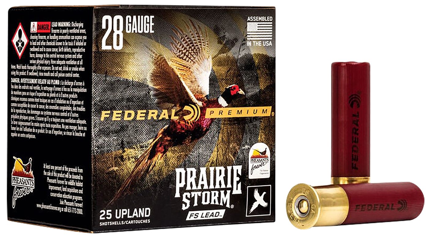 Federal PFX285FS6 Premium Prairie Storm FS 28 Gauge 3in 7/8oz 6 Shot 25 Per
