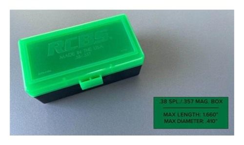RCBS Impact Resistant Ammo Box .38 Special/.357 Mag