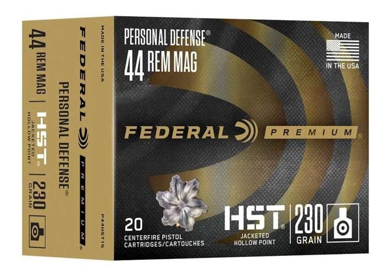 Federal Ammo Personal Defense HST Handgun Ammunition .44 Rem Mag 230gr JHP