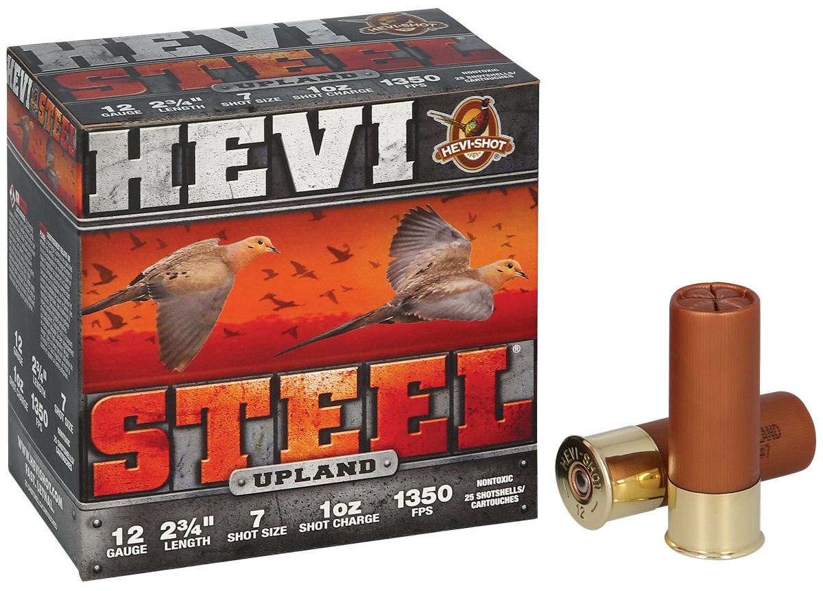 Hevi-Shot Upland 12ga 2-3/4in 1oz 1350 fps 6 25/ct view 2