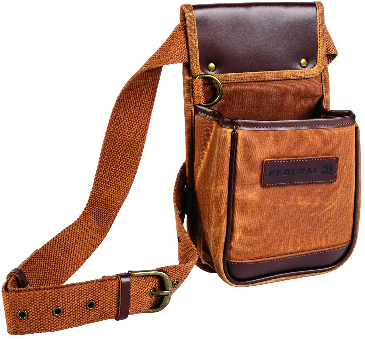 Federal Cartridge Remington Accessories FPSP Premium Shell Pouch Tan Canvas