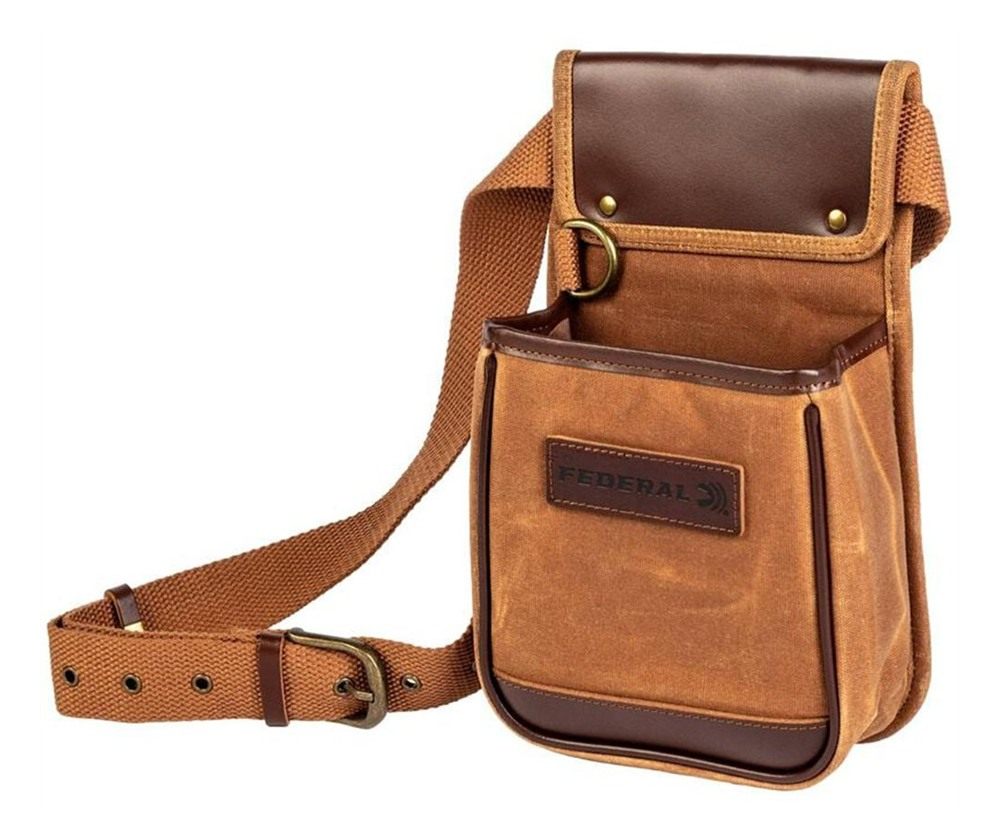 Federal Cartridge Remington Accessories FPSP Premium Shell Pouch Tan Canvas view 3