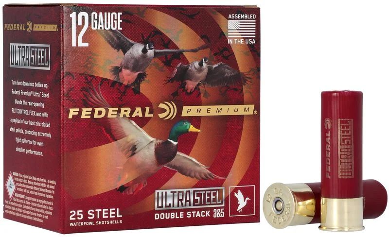 Federal Ammo Premium Ultra Steel Shotshells 12ga 3in 1/4oz 1450 fps 2 5 10/ view 2