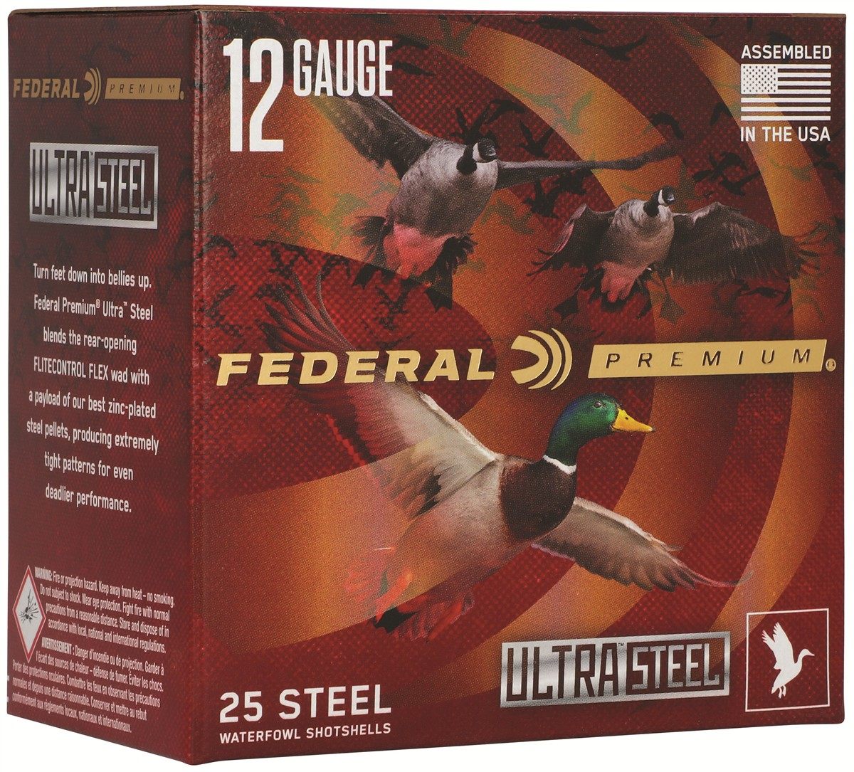 Federal PWUX142BB Premium 12 Gauge 3in 1 1/4 oz BB Shot 25 Per Box/10 Cs