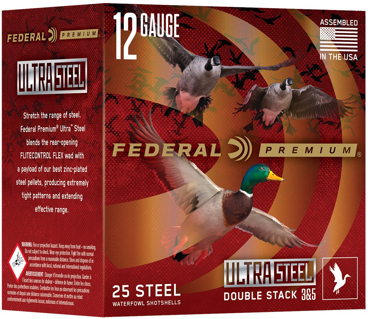 Federal PWUX142BB Premium 12 Gauge 3in 1 1/4 oz BB Shot 25 Per Box/10 Cs view 2