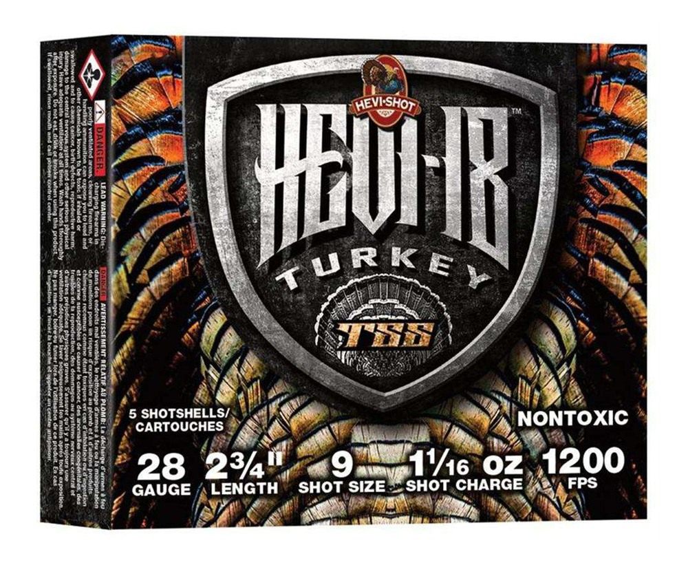 Hevi Shot Tss Turkey 28ga 2-3/4in 1/16oz 9 5rd/bx 10bx/cs