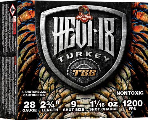 Hevi Shot Tss Turkey 28ga 2-3/4in 1/16oz 9 5rd/bx 10bx/cs view 2