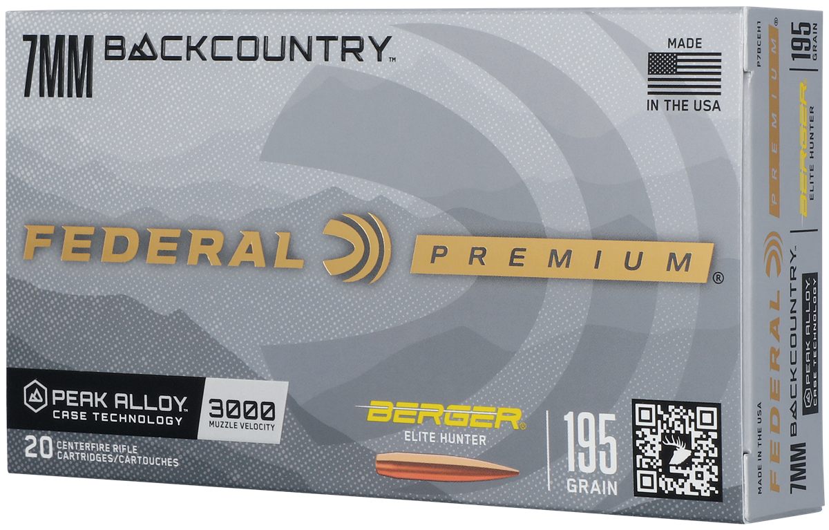 Federal Berger Elite Hunter Rifle Ammunition 7mm Backcountry 195gr HPBT 300 view 2