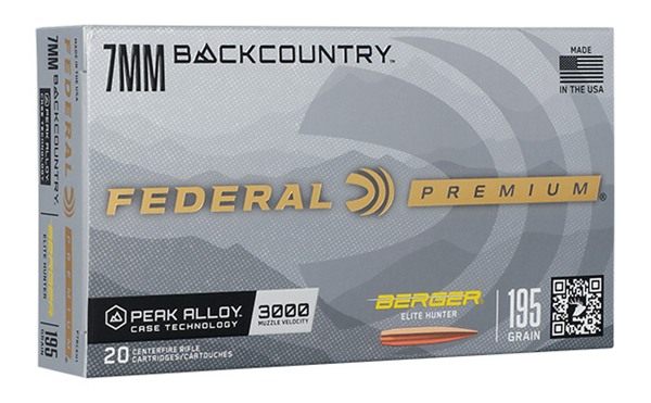 Federal Berger Elite Hunter Rifle Ammunition 7mm Backcountry 195gr HPBT 300 view 3