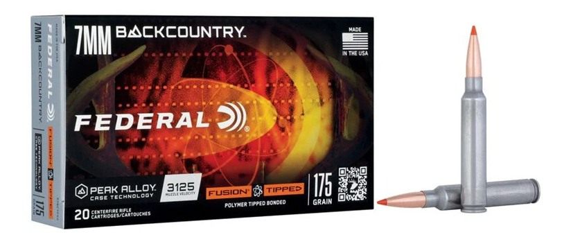 Federal Fusion Tipped Rifle Ammunition 7mm Backcountry 175gr PT 2860 fps 31 view 2