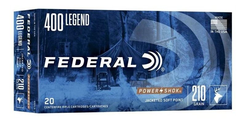 Federal Power-Shok Rifle Ammunition 400 Legend 210gr SP 2250 fps 20/ct view 3