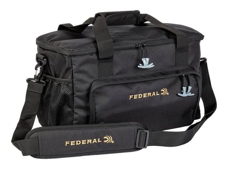 Federal Cartridge Top Gun Range Bag - Black 16inx9inx9.5in