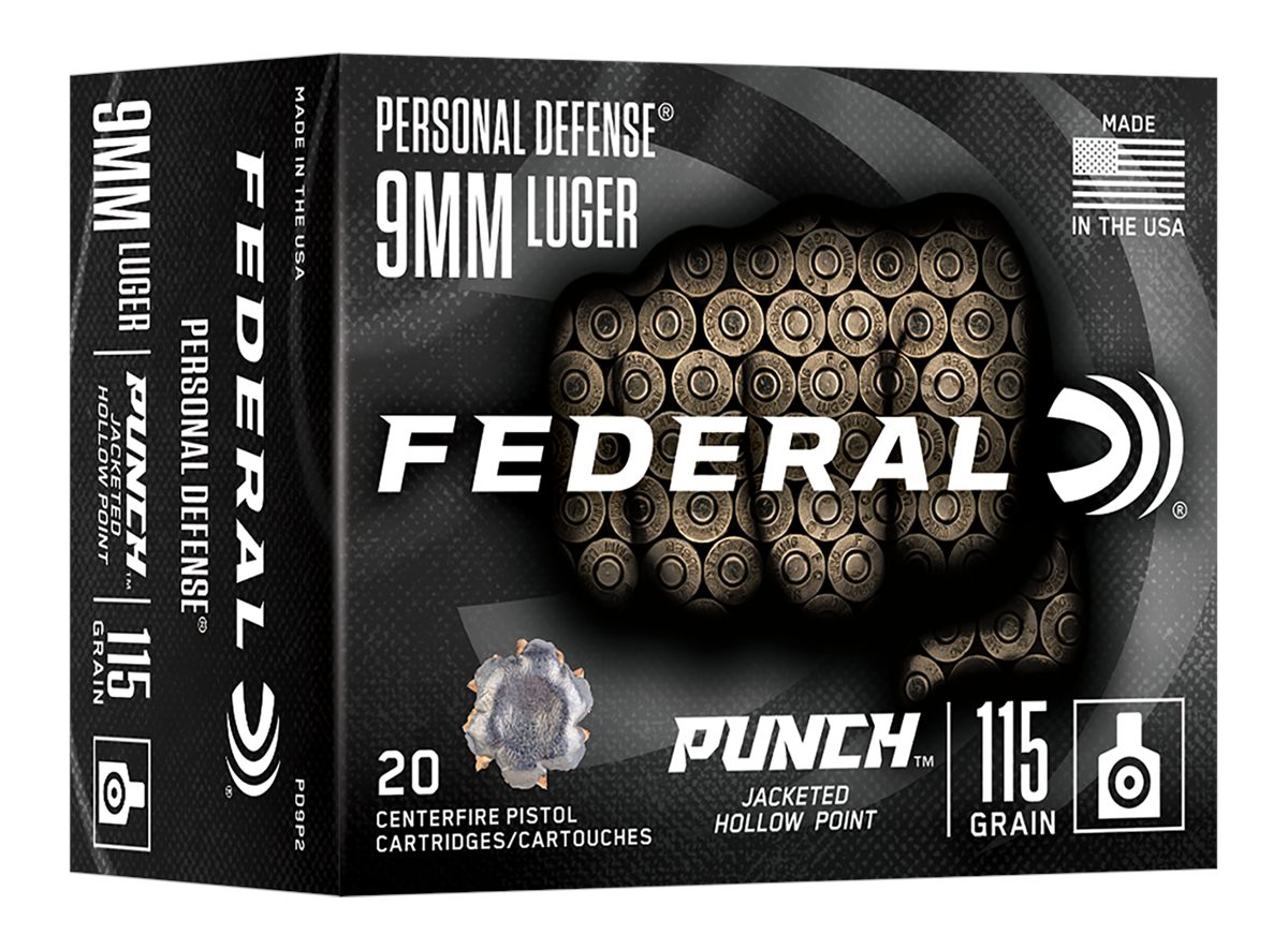 Federal Personal Defense Punch Handgun Ammunition 9mm Luger 115gr JHP 1180 view 2