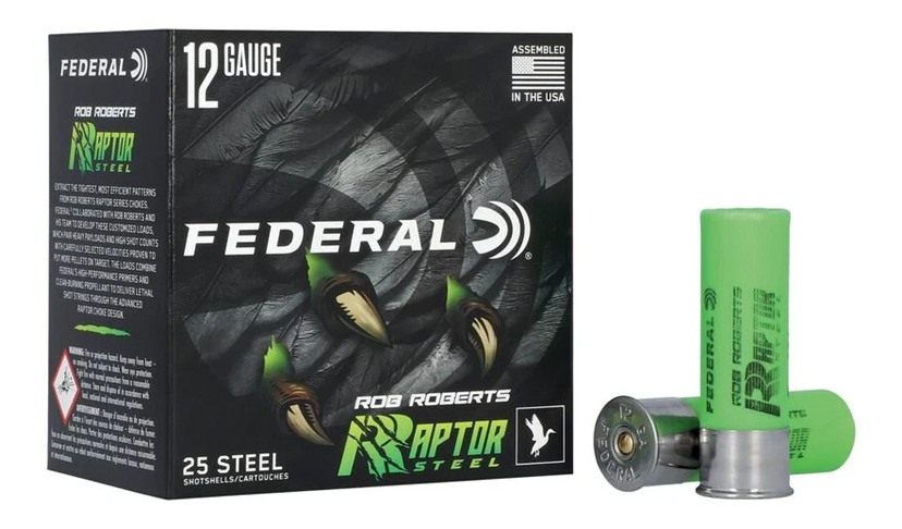 Federal Ammo RRS1382 Rob Raptor 12 Gauge 3in 1 3/8oz 2 Shot 25 Per Box/10 C view 2