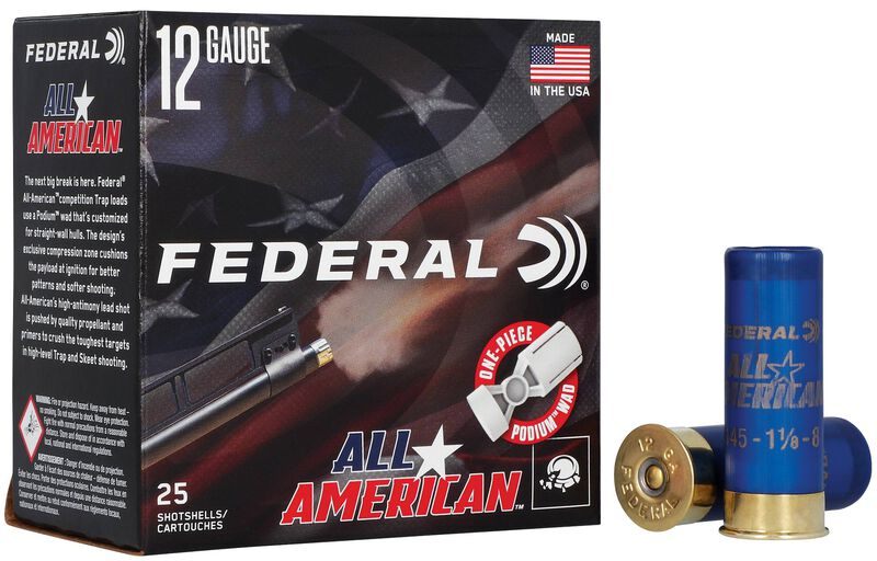 Federal FAA12L75 All-American 12 Gauge 2.75in 1 1/8oz 7.5 Shot 25 Per Box/1 view 2