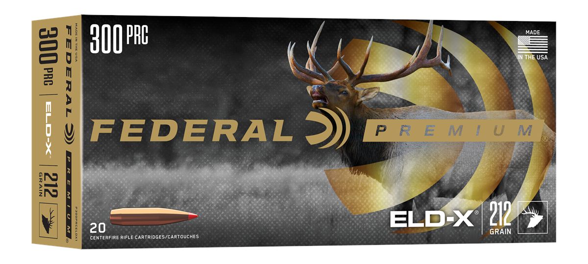 Federal Cartridge Premium ELD-X Rifle Ammunition 300 PRC 212gr PT 2860 fps view 2