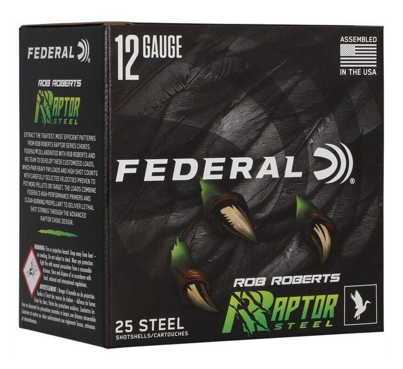 Federal RRS1383 Rob Raptor 12 Gauge 3in 1 3/8oz 3 Shot 25 Per Box/10 Case view 2