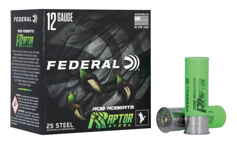 Federal RRS1383 Rob Raptor 12 Gauge 3in 1 3/8oz 3 Shot 25 Per Box/10 Case view 3