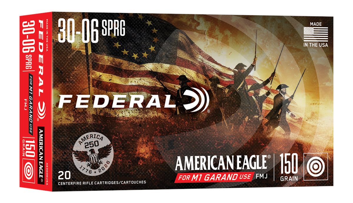 Federal Cartridge AE3006USA American Eagle 30-06 Springfield 150gr Full Met