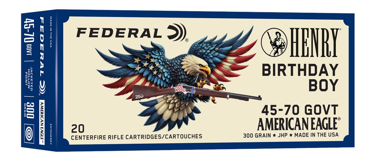 Federal Henry 250th Anniversary Rifle Ammunition .45-70 Govt 300gr HP 1850