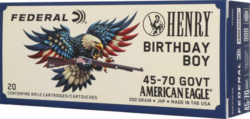 Federal Henry 250th Anniversary Rifle Ammunition .45-70 Govt 300gr HP 1850 view 2