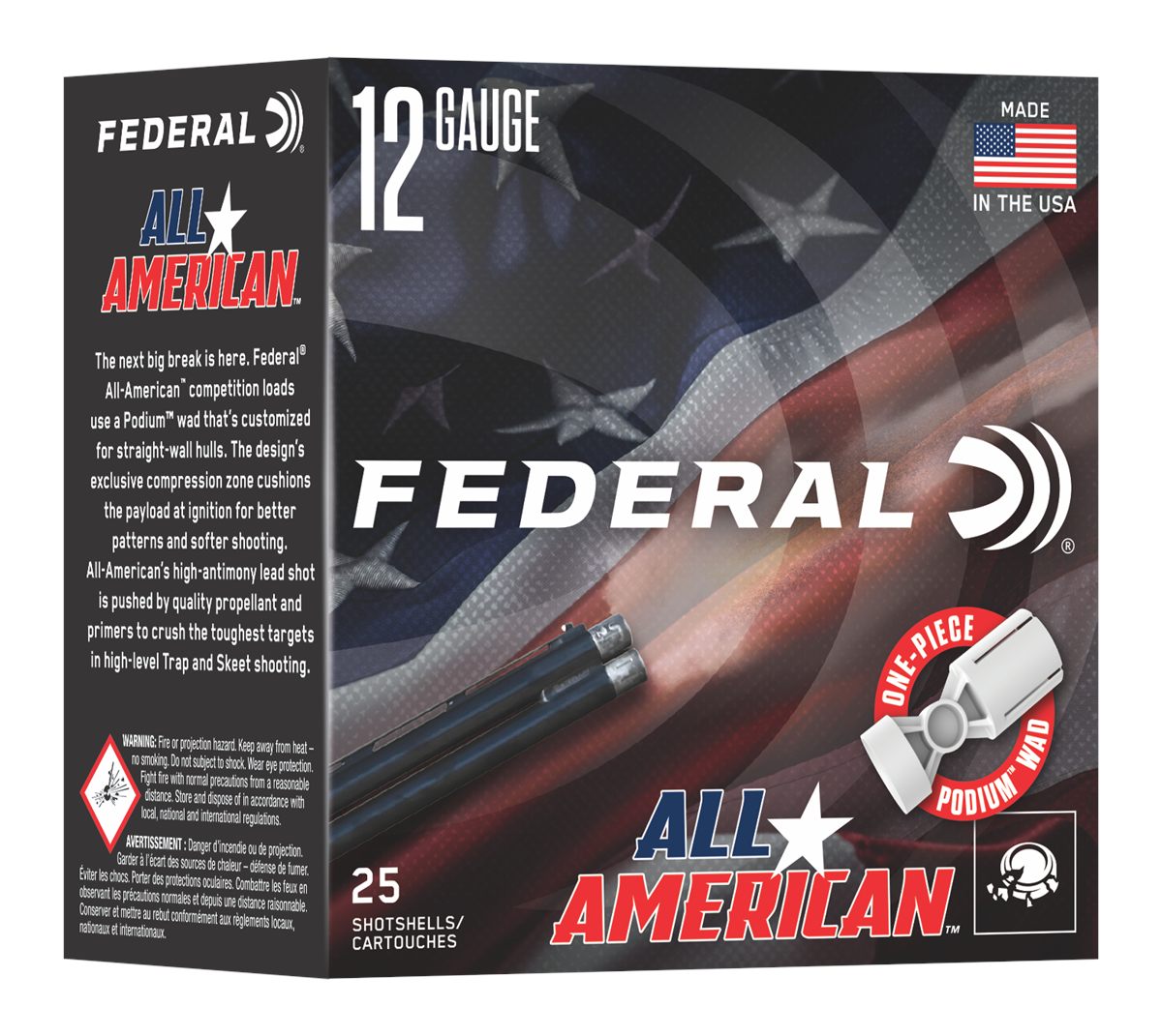 Fed Faa12h19 12g 2.75 1 3 Dram 9 25/10