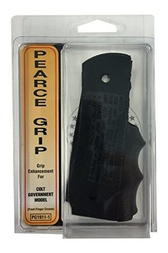 Pearce Grips, Rubber Finger Groove Insert, Fits Colt Government Model 1911 view 2