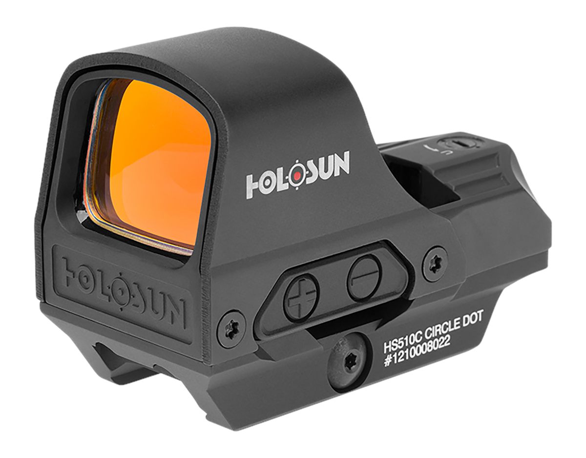 Holosun Technologies HS510C 510 Black 1x, 2 MOA Red Dot/65 Circle Reticle