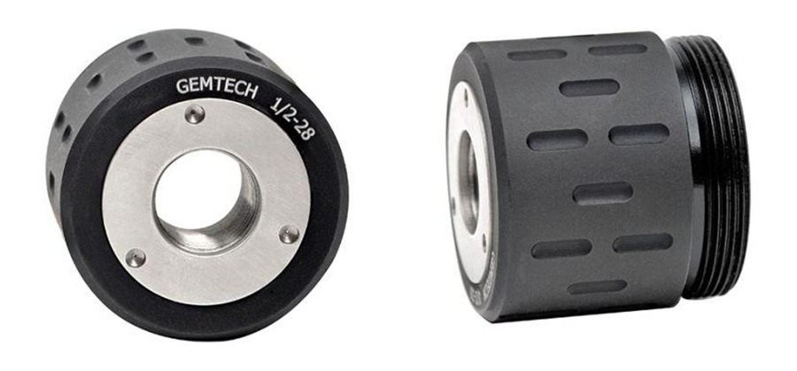 Gemtech Threaded Rear Mount Adaptor for GM-45/Lunar-45 1/2-28 view 3