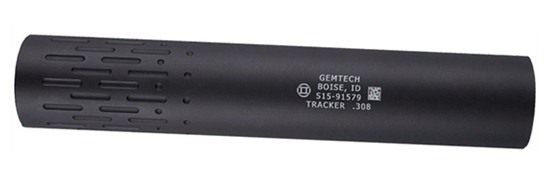 Gemtech Tracker Direct Thread Aluminum Suppressor .30 Caliber Black