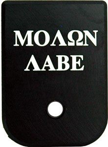 Cruxord Magazine Base Plate Molon Labe Fits Most Glocks