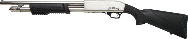 Iver Johnson Pump 12GA 3in 18in Cylinder Nickel Synthetic