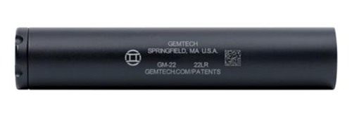 Gemtech GM-22 Direct Thread Aluminum Rimfire Suppressor .22LR Black