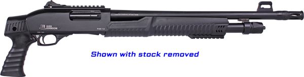Iver Johnson Pump 12GA 3in 18in CYL Blued QD Pistol Grip Stock view 3