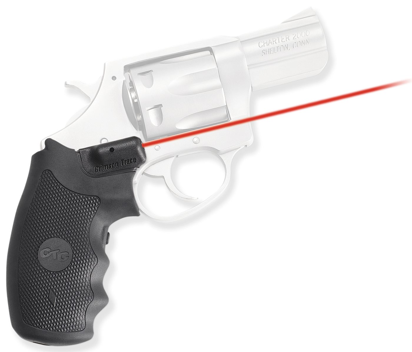Crimson Trace 0122301 Lasergrips Fits Charter Arms Revolvers, Red 633nM Wav