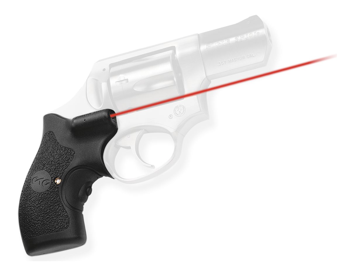 Crimson Trace 011880 Lasergrips Fits Ruger SP101, Red 633nM Wavelength 5mW