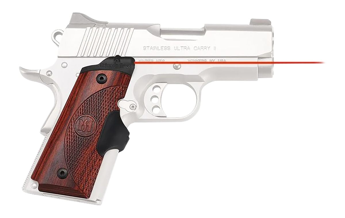 Crimson Trace LG902 Lasergrips Master Series 1911 Compact, Red Rosewood
