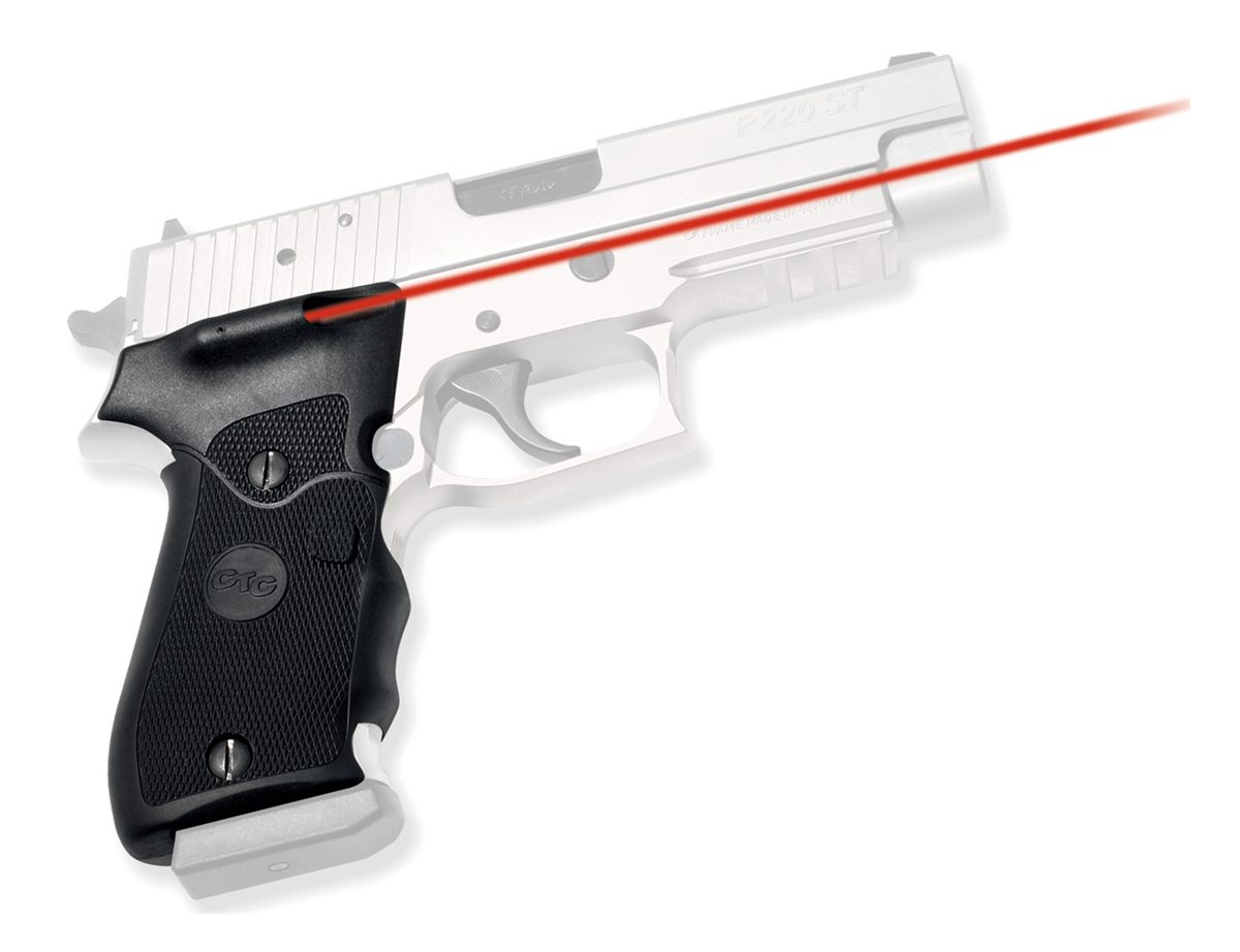 Crimson Trace 011100 Lasergrips Fits Sig Sauer P220, Red 633nM Wavelength 5